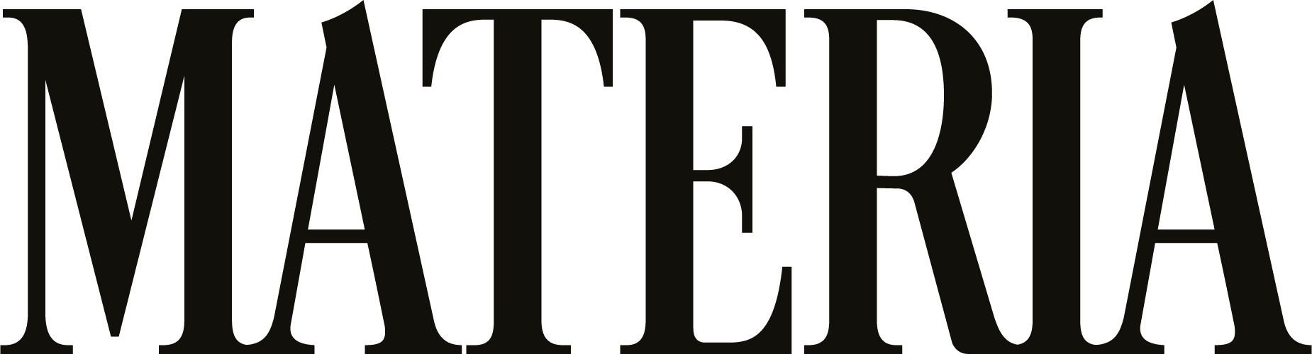 materia logo nero